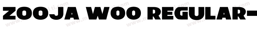Zooja W00 Regular字体转换